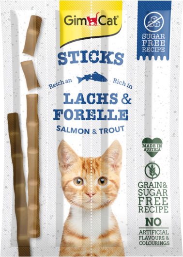 GimCat Sticks Lachs & Forelle - 4 Stück 