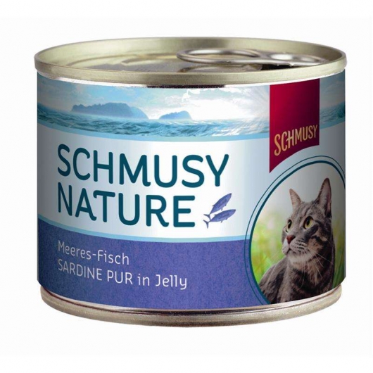 Schmusy Nature Meeres-Fisch Sardine pur 185g Dose 