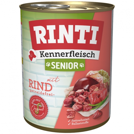 Rinti Kennerfleisch Senior Rind 800g 
