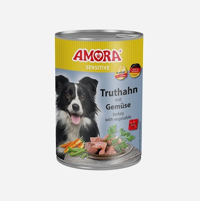 AMORA Dog Sensitive Truthahn & Gemüse 