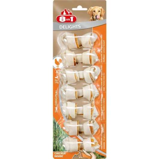 8in1 Delights Kauknochen XS 