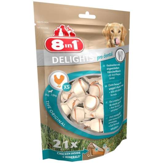 8in1 Dental Delights XS - Beutel, 21er 