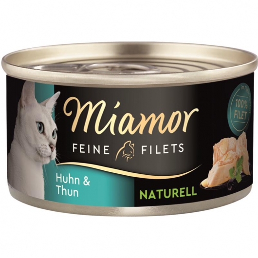 Miamor Feine Filets Naturelle Huhn & Thunfisch 80g 