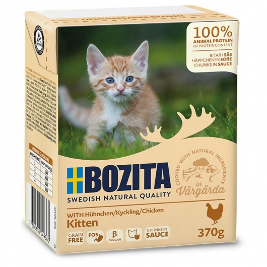 Bozita Cat Tetra Recard in Soße für Kitten 370g 