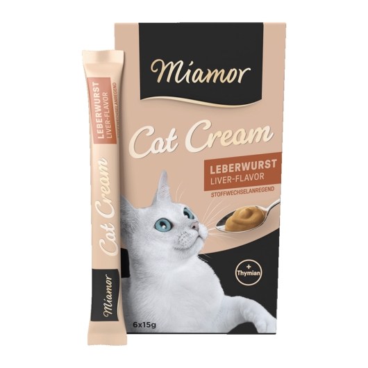 Miamor Cat Confect Leberwurst-Cream 6x15g 