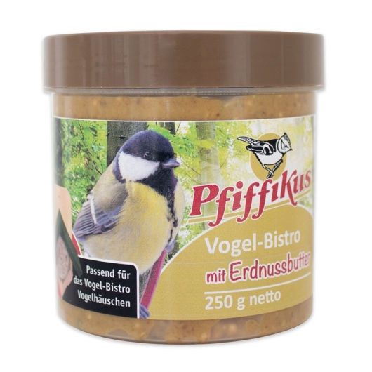 Pfiffikus Vogel-Bistro Erdnussbutter 250g 