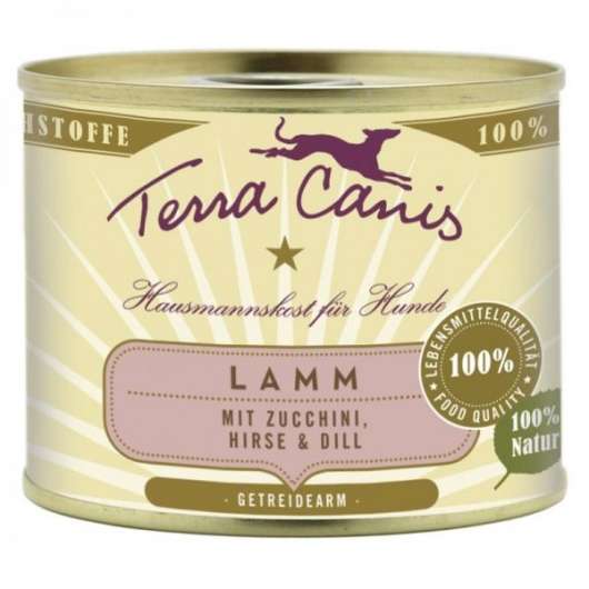 Terra Canis classic Lamm mit Zucchini, Hirse und Dill 