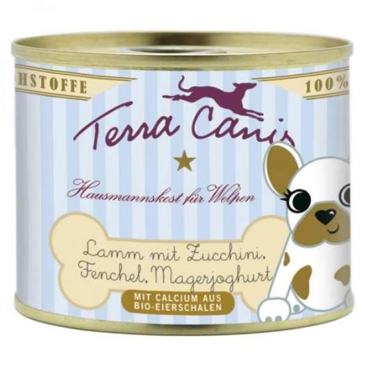 Terra Canis Welpenmenü Lamm mit Zucchini, Fenchel und Magerjoghurt 