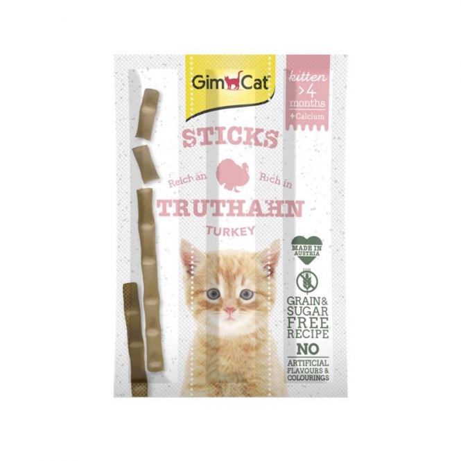 Gimpet GimCat Kitten-Sticks Truthahn - 3 Stück