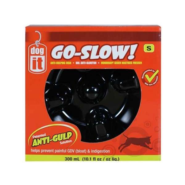 Dogit DOGIT Go-Slow Anti-Schling-Napf Schwarz 600 ml